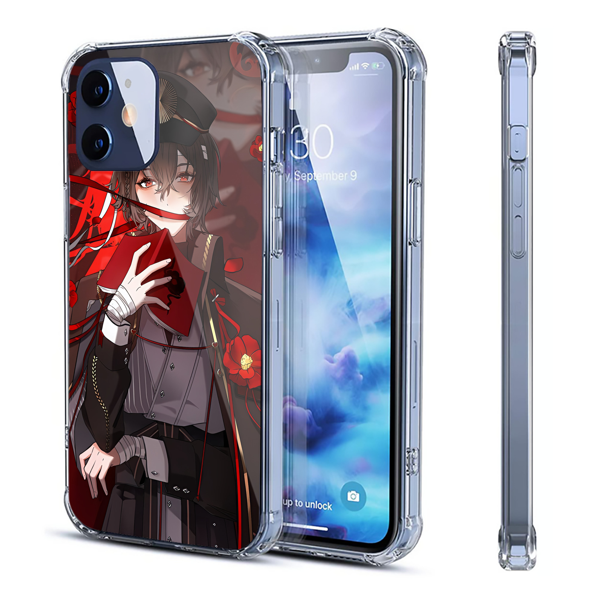 （画像用） 文豪ストレイドッグス Bungo Stray Dogs 【iPhone 12シリーズ対応】透明スマホケース（クリアソフトケース）